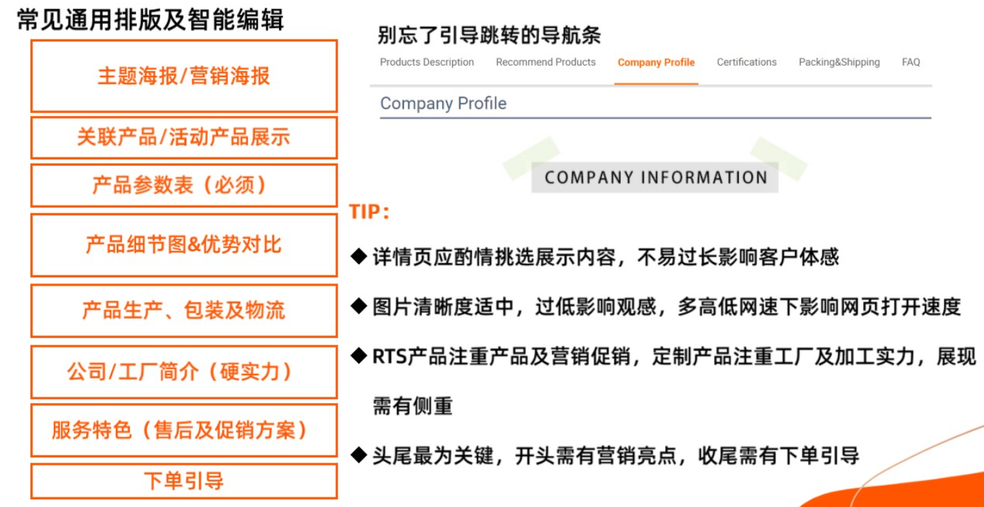 详情页排版